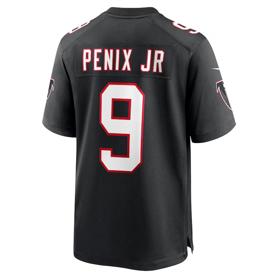 A.Falcons #9 Michael Penix Jr. Player Black Alternate  Game Jdoa Stitched Jerseys