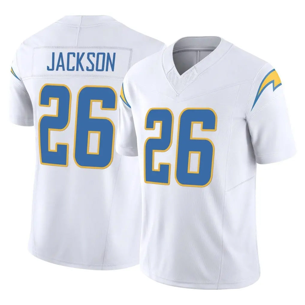 LA.Chargers #26 Donte Jackson Player White Limited Vapor F.U.S.E. Home Game Stitched Jerseys