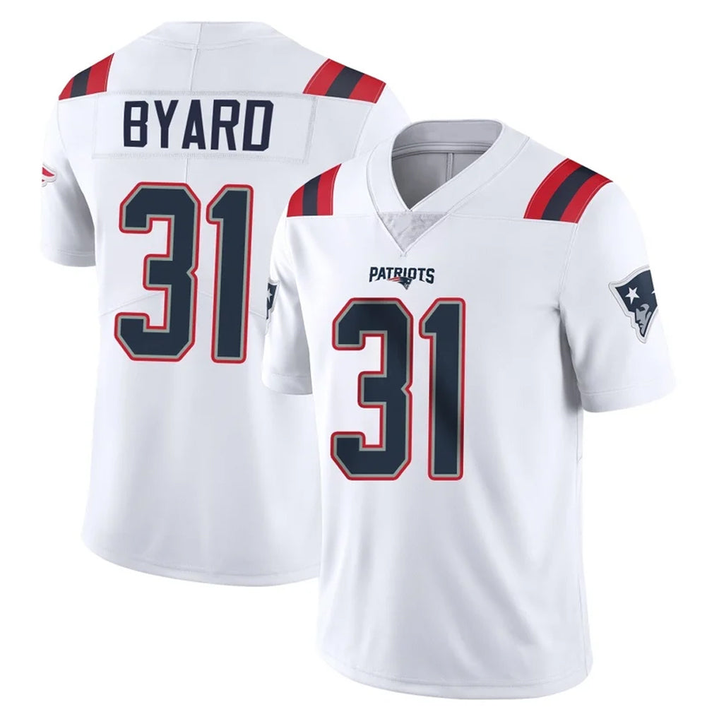 NE.Patriots #31 Kevin Byard Player White Vapor Untouchable Home Game Jdoa Stitched Jerseys