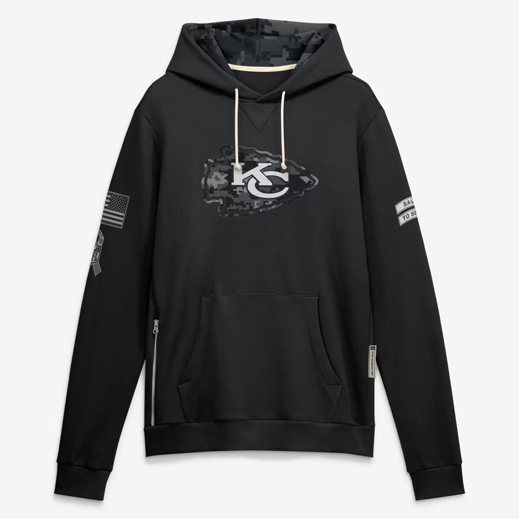 KC.Chiefs 2026 Black Logo Pullover Hoodies Limited Game Edoa Stitched Jerseys