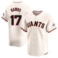 SF.Giants #17 Heliot Ramos Player Cream Home Limited Jdoa Stitched Jerseys