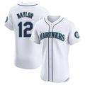 S.Mariners #12 Josh Naylor Player White Home Limited Elite Jdoa Stitched Jerseys