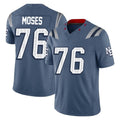 NE.Patriots #76 Morgan Moses Player Blue Limited Rivalries Collection Home Game Jdoa Stitched Jerseys