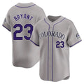 C.Rockies #23 Kris Bryant Player Gray Limited Home Jdoa Stitched Jerseys