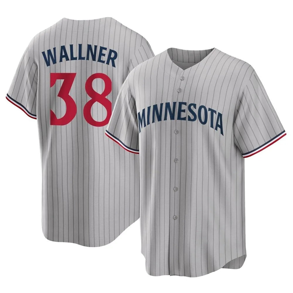 M.Twins #38 Matt Wallner Player Gray Game Limited Home Jdoa Stitched Jerseys