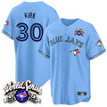 T.Blue Jays #30 Alejandro Kirk Player Blue 2025 American League All Jdoa Stitched Jerseys