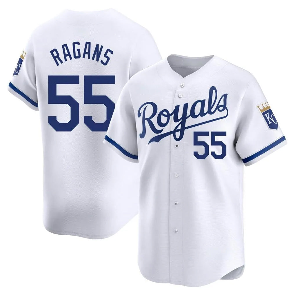 KC.Royals #55 Cole Ragans Player White Alt Limited Home Jdoa Stitched Jerseys