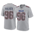 B.Bills #96 Deone Walker Player Gray Home Game Jdoa Stitched Jerseys