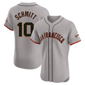 SF.Giants #10 Casey Schmitt Player Gray Home Limited Elite Jdoa Stitched Jerseys