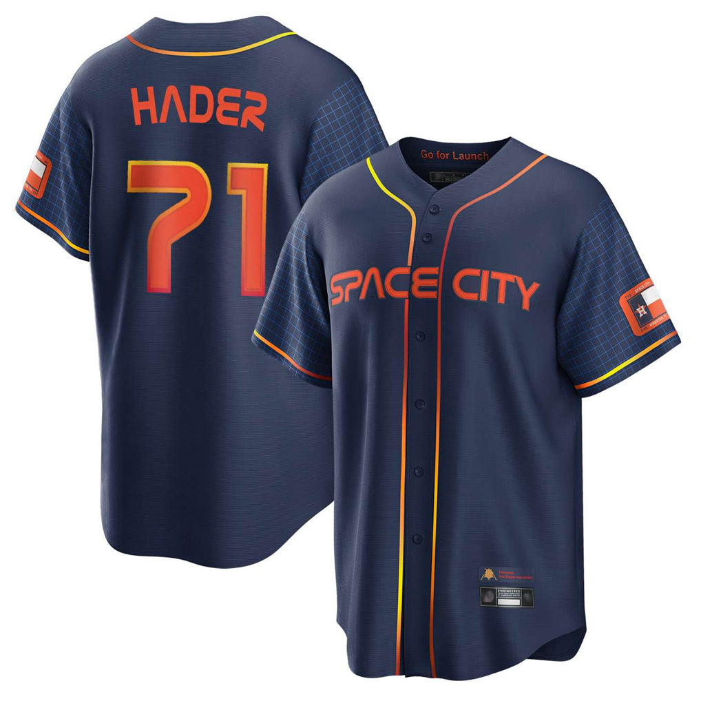 H.Astros #71 Josh Hader Player Navy City Connect Home Game Jdoa Stitched Jerseys