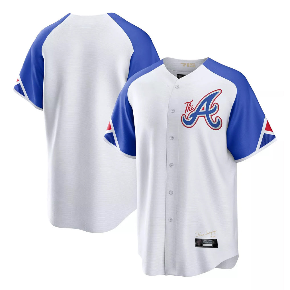 A.Braves ## Braves Blank Player White City Connect Home Game Jdoa Stitched Jerseys