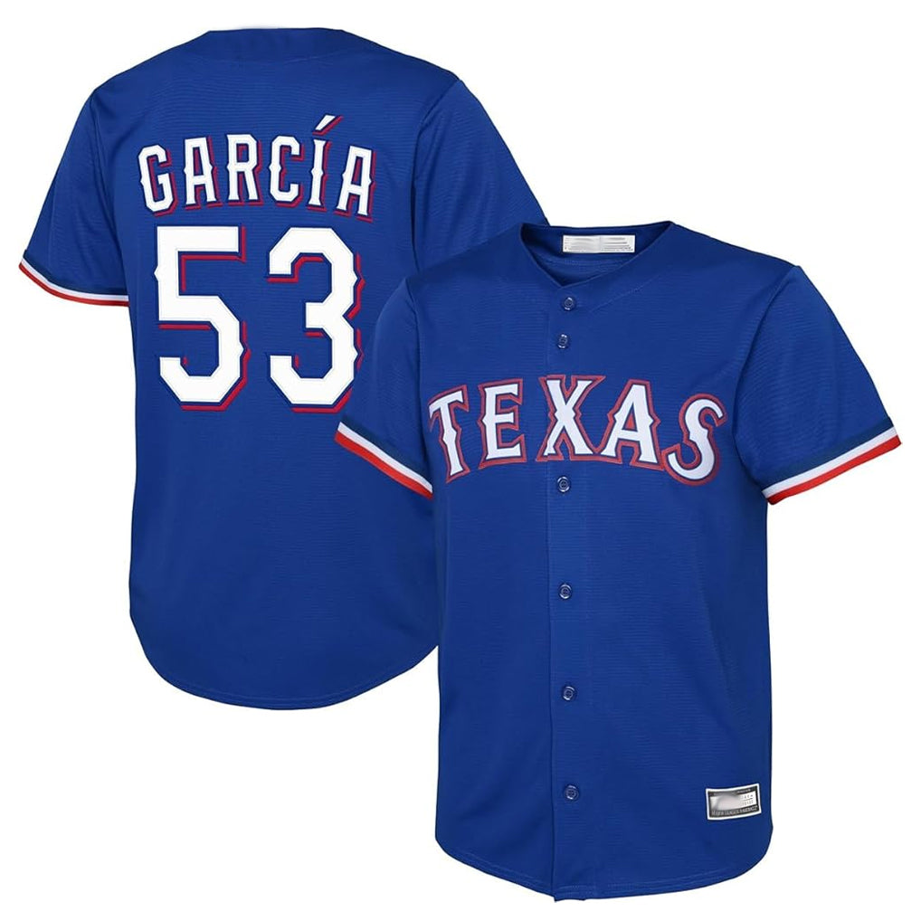 T.Rangers #53 Adolis Garcia Player Royal Home Limited Jdoa Stitched Jerseys