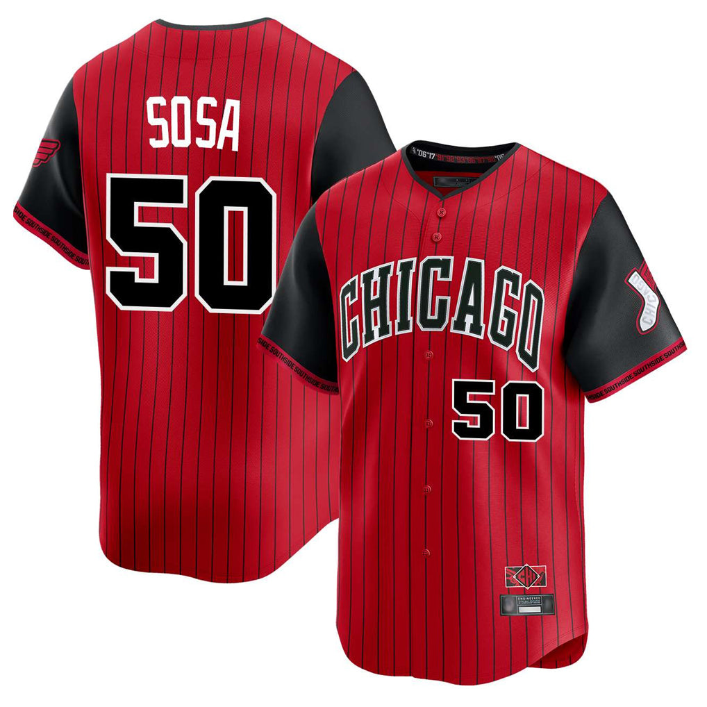 C.White Sox #50 Lenyn Sosa Player Red City Connect Limited Home Jdoa Stitched Jerseys