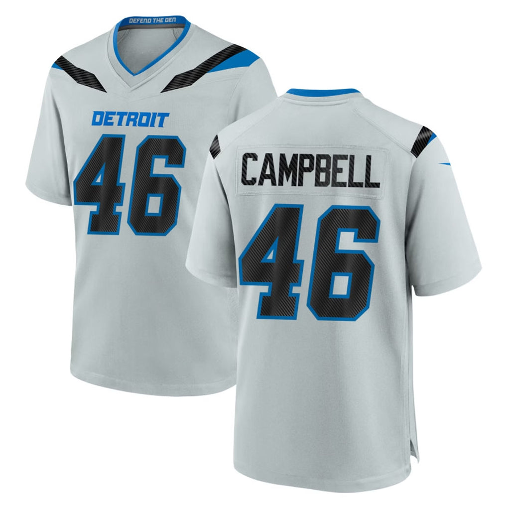 D.Lions #46 Jack Campbell Player Silver 2026 Rivalries Collection Home Game Jdoa Stitched Jerseys