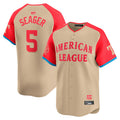 American League #5 Corey Seager Cream All-Star Game Limited Jdoa Stitched Jerseys