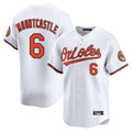 B.Orioles #6 Ryan Mountcastle Player White Limited Home Game Jdoa Stitched Jerseys