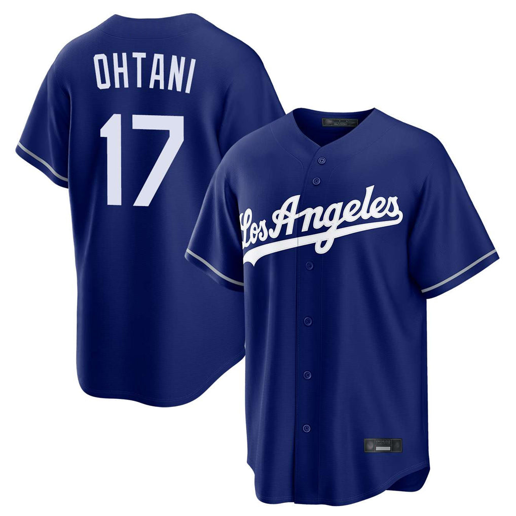 LA.Dodgers #17 Shohei Ohtani Player Royal Game Jdoa Stitched Jerseys