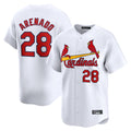 St. Louis Cardinals #28 Nolan Arenado Player White Home Limited Jdoa Stitched Jerseys