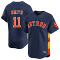 H.Astros #11 Cam Smith Player Navy Home Limited Jdoa Stitched Jerseys