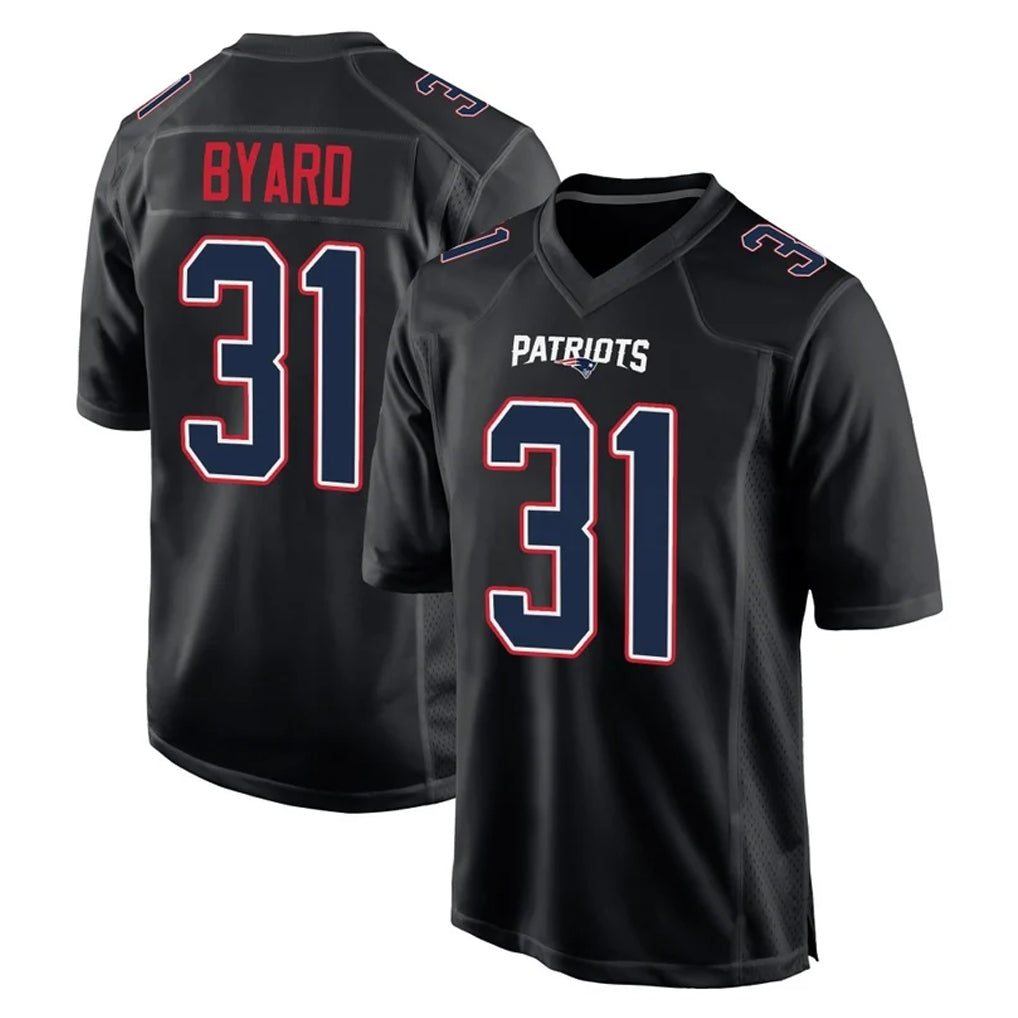 NE.Patriots #31 Kevin Byard Player Carbon Fashion Limited Home Game Jdoa Stitched Jerseys
