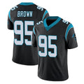 C.Panthers #95 Derrick Brown Player Black Vapor Untouchable Limited Game Jdoa Stitched Jerseys