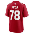Jdoa A.Cardinals #78 Josh Fryar Cardinal Team Game Jersey
