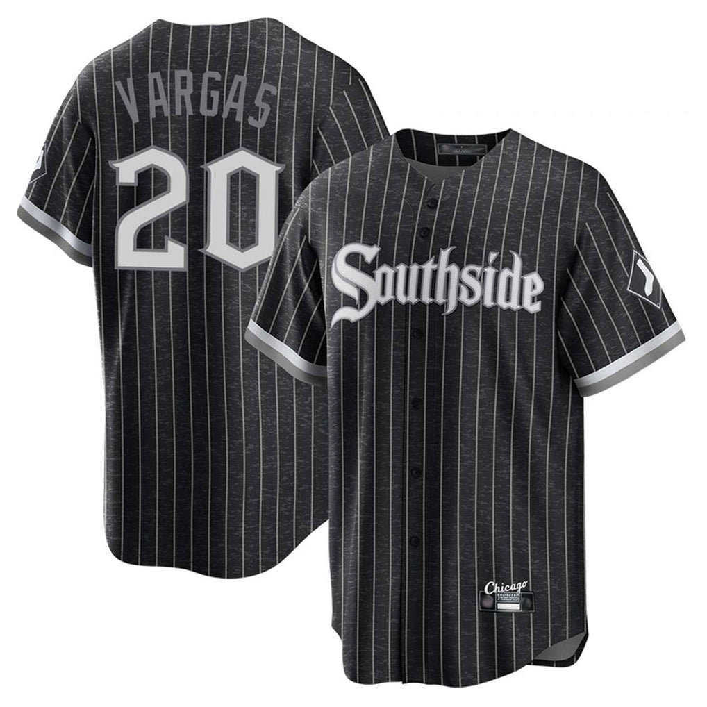 C.White Sox #20 Miguel Vargas Player Black City Connect Home Game Jdoa Stitched Jerseys