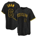 C.Cubs #6 Matt Shaw Player Black Snake Skin City Game Jdoa Stitched Jerseys