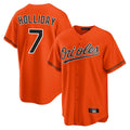 B.Orioles #7 Jackson Holliday Player Orange Home Game Jdoa Stitched Jerseys