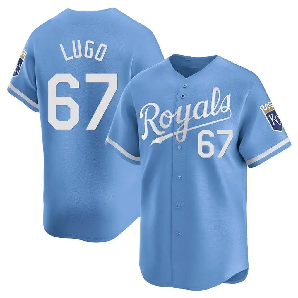 KC.Royals #67 Seth Lugo Player Light Blue Alt Limited Home Jdoa Stitched Jerseys