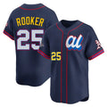 Athletics #25 Brent Rooker Player Navy American League All-Star Edition Limited Game Jdoa Stitched Jerseys