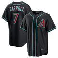A.Diamondbacks #7 Corbin Carroll Player Black Home Game Jdoa Stitched Jerseys