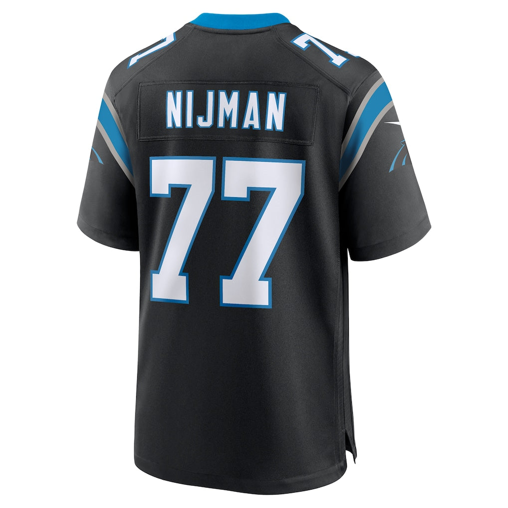 Jdoa C.Panthers #77 Yosh Nijman Black Game Jersey