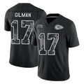 KC.Chiefs #17 Alohi Gilman Player Black Limited 2026 Salute to Service Home Game Stitched Jerseys