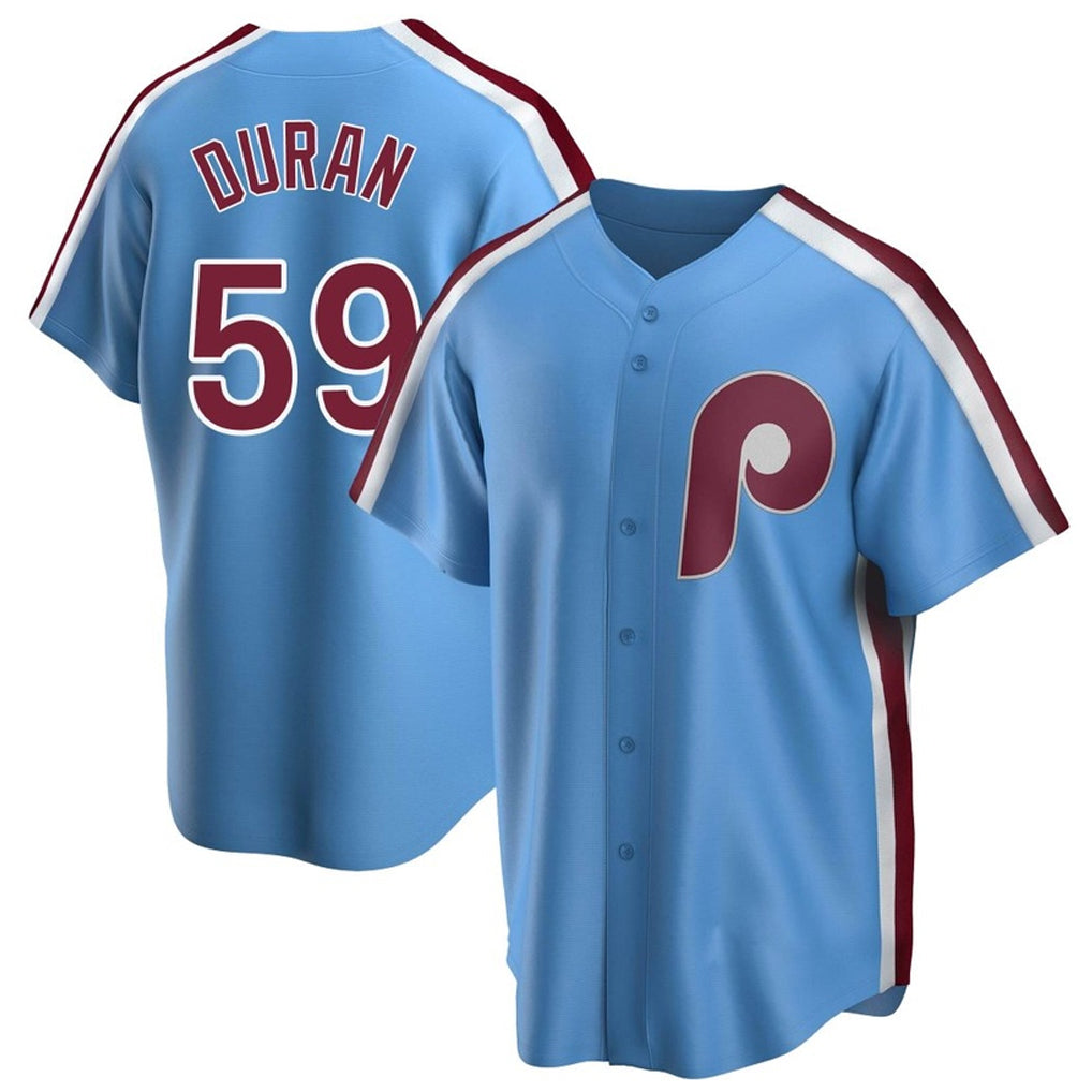 P.Phillies #59 Jhoan Duran Player Light Blue Home Limited Game Jdoa Stitched Jerseys
