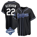 LA.Dodgers #22 Clayton Kershaw Player Black World Series Meet Carbon Limited Home Jdoa Stitched Jerseys