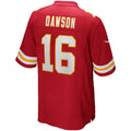 Jdoa KC.Chiefs #16 Len Dawson Red Game Retired Player Jersey