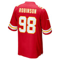 Jdoa KC.Chiefs #98 Janarius Robinson Red Team Game Jersey