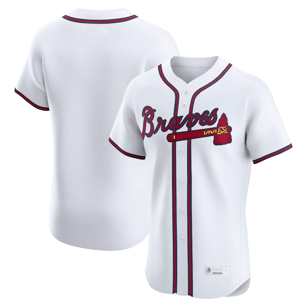 A.Braves ## Braves Blank Player White Gold Limited Elite Home Game Jdoa Stitched Jerseys