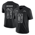 LA.Chargers #11 Cameron Dicker Player Black Limited 2026 Salute to Service Home Game Stitched Jerseys