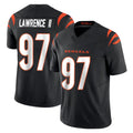 C.Bengals #97 Dexter Lawrence II Player Black Vapor F.U.S.E. Limited Home Game Jdoa Stitched Jerseys