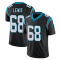 C.Panthers #68 Damien Lewis Player Black Vapor Untouchable Limited Game Jdoa Stitched Jerseys