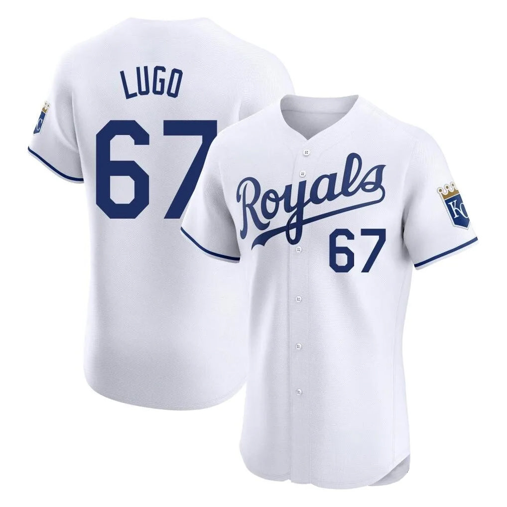 KC.Royals #67 Seth Lugo Player White Alt Limited Elite Home Jdoa Stitched Jerseys