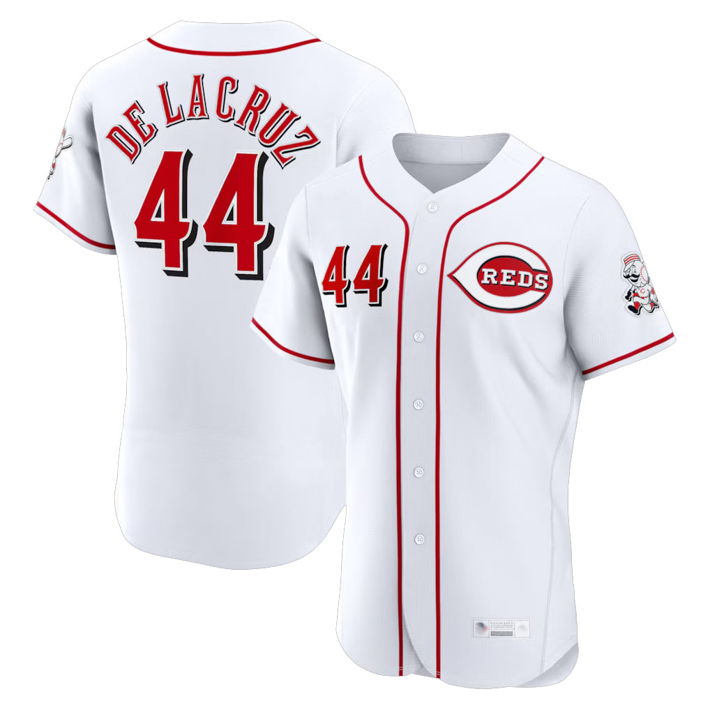 C.Reds #44 Elly De La Cruz Player White Limited Elite Home Jdoa Stitched Jerseys