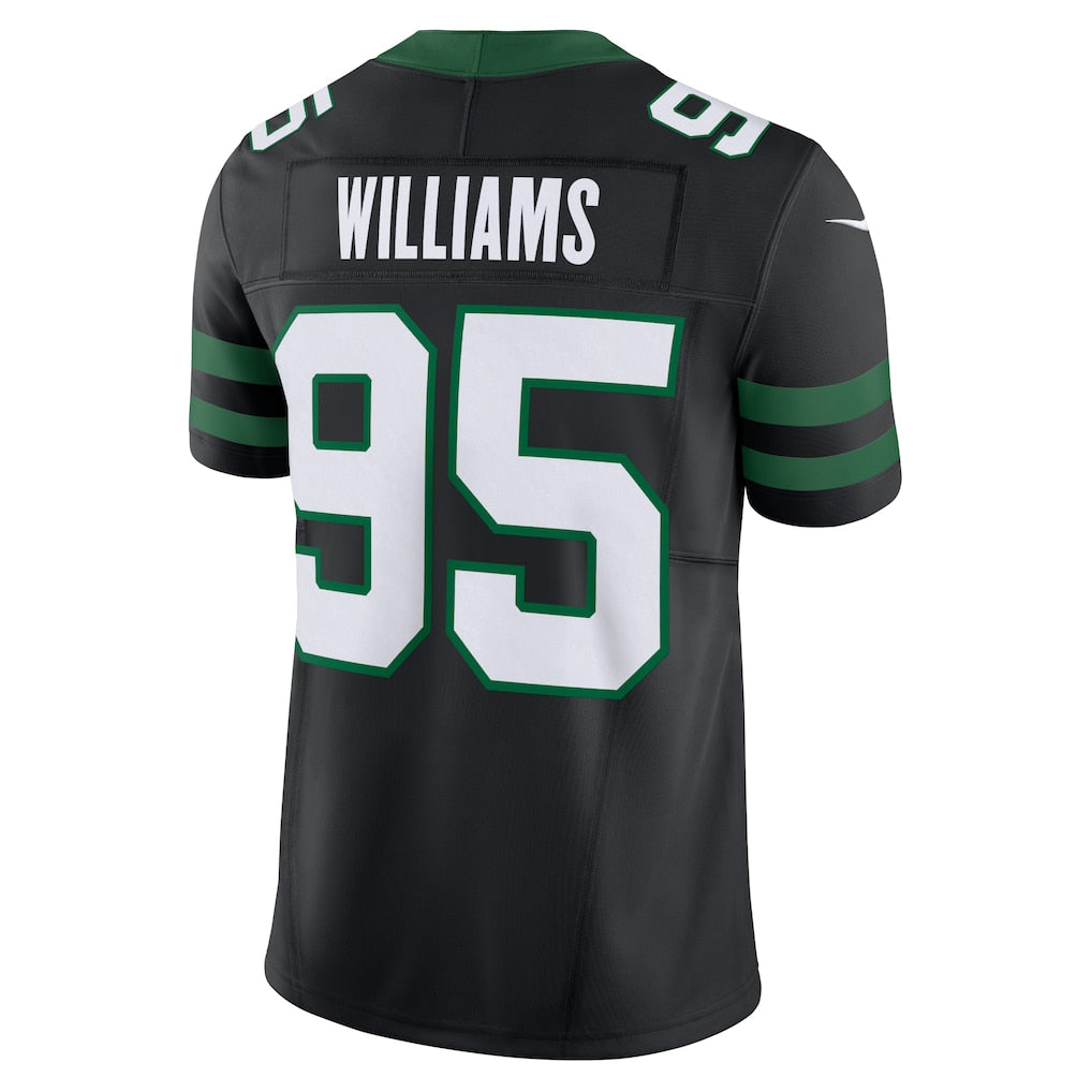 Jdoa NY.Jets #95 Quinnen Williams Legacy Black Alternate Vapor F.U.S.E. Limited Jersey