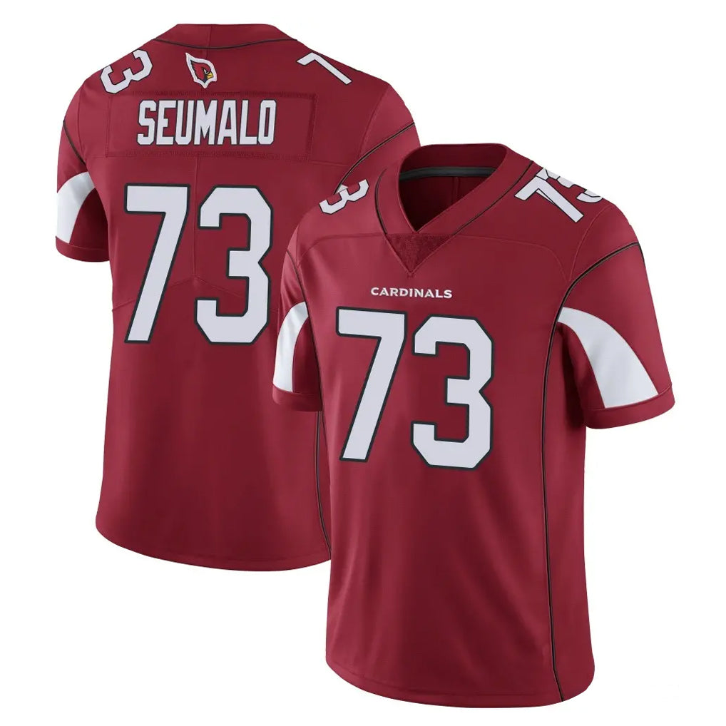 A.Cardinals #73 Isaac Seumalo Player Cardinal Vapor Limited Home Game  Jdoa Stitched Jerseys