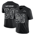 LA.Chargers #90 Akheem Mesidor Player Black Limited 2026 Salute to Service Home Game Stitched Jerseys