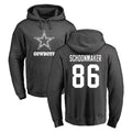D.Cowboys #86 Luke Schoonmaker Player Ash One Color Pullover Hoodie Limited Jdoa Stitched Jerseys