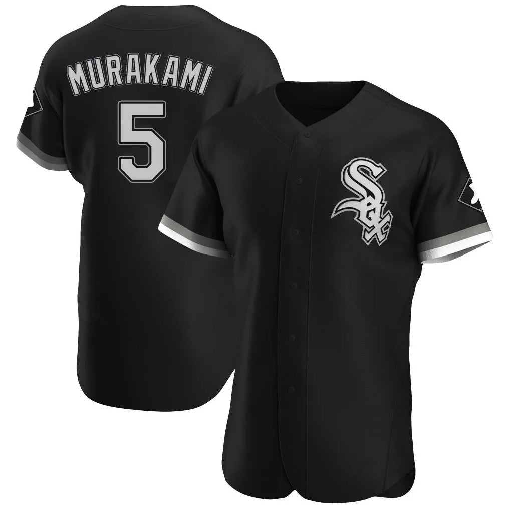 C.White Sox #5 Munetaka Murakami Player Black Limited Elite Home Jdoa Stitched Jerseys
