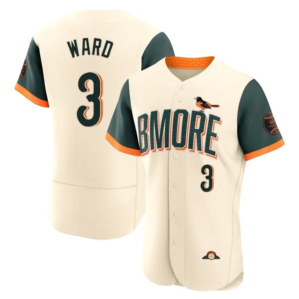 B.Orioles #3 Taylor Ward Player Cream 2026 City Connect Limited Elite Home Game Jdoa Stitched Jerseys